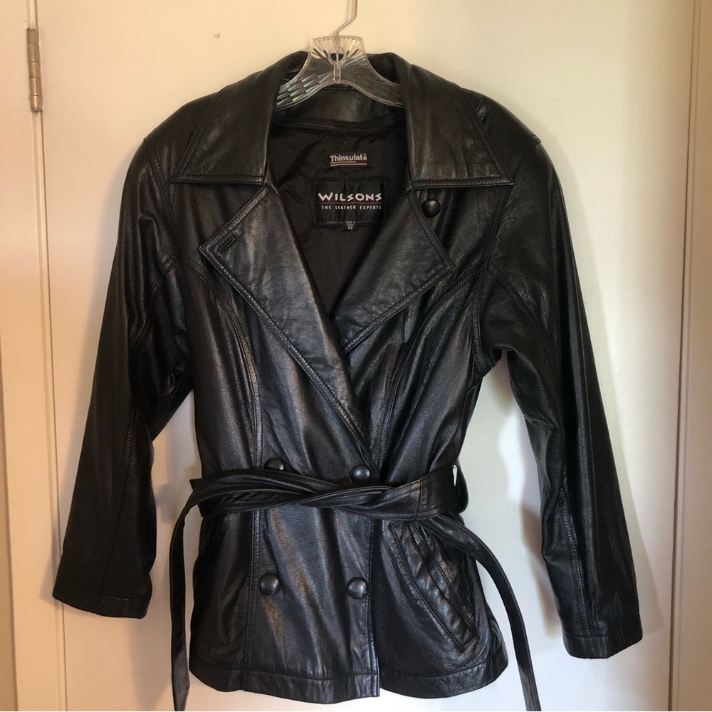 Wilson’s Leather Blazer/Jacket with Belt
